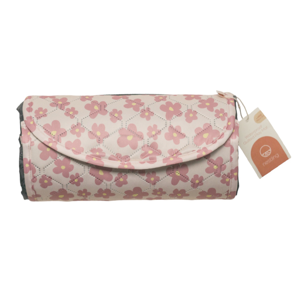 Nestling Large Waterproof Quilted Play Mat
