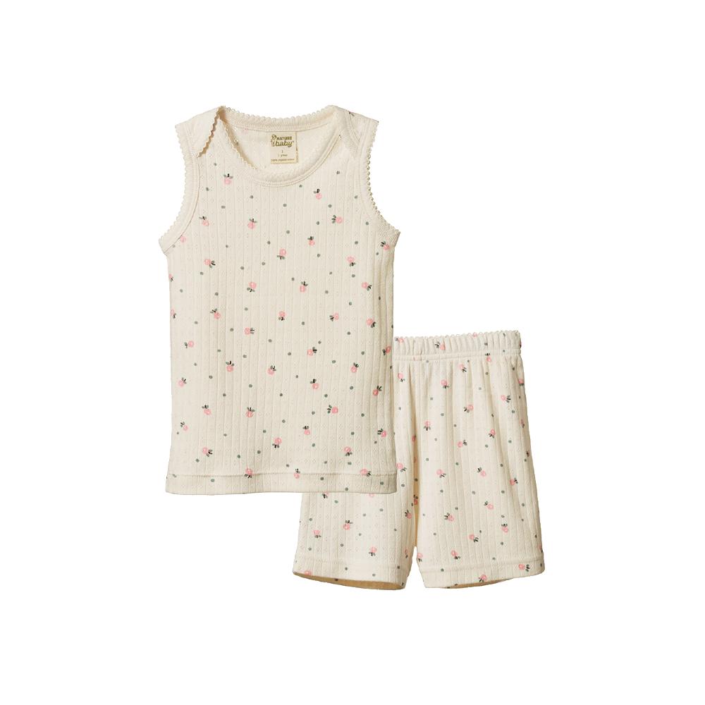 Nature Baby Pointelle Singlet Pyjama Set