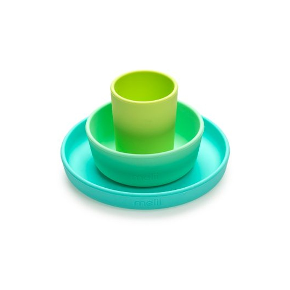 Melii 3 Piece Silicone Feeding Set