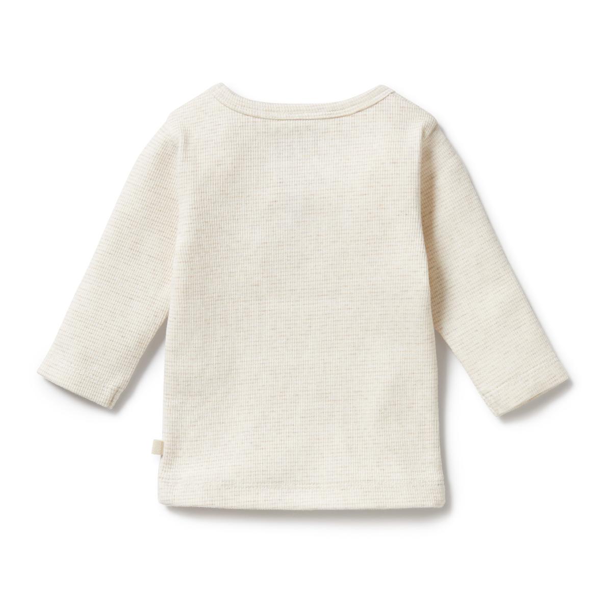 Wilson & Frenchy Organic Stripe Rib Long Sleeve Top