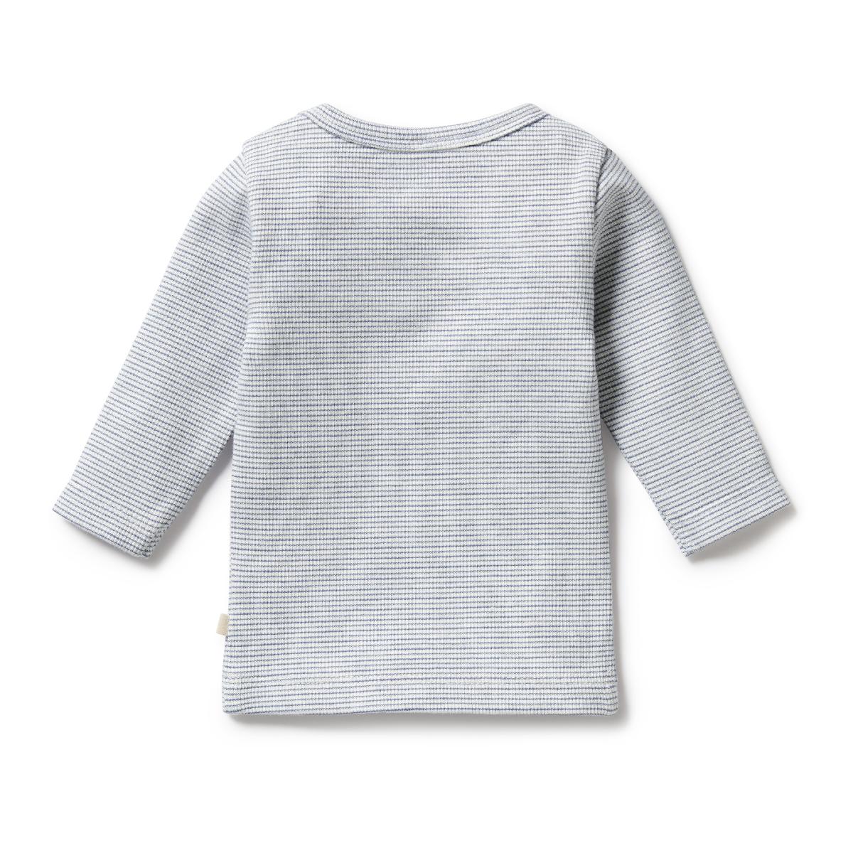 Wilson & Frenchy Organic Stripe Rib Long Sleeve Top