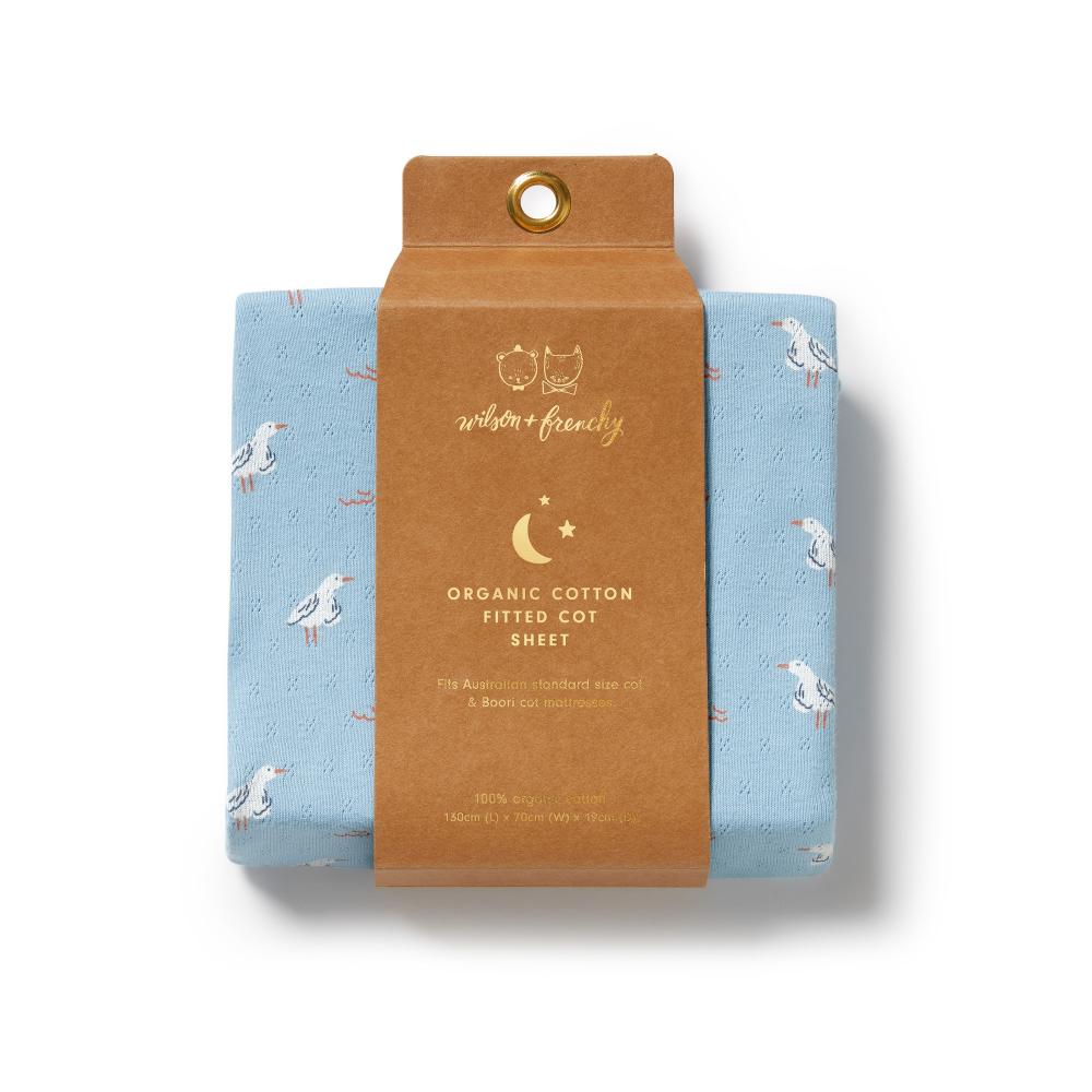Wilson & Frenchy Organic Pointelle Fitted Sheet