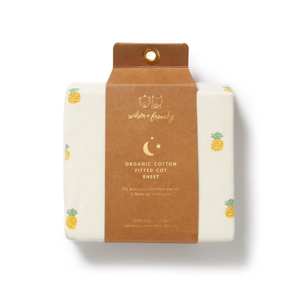 Wilson & Frenchy Organic Pointelle Fitted Sheet