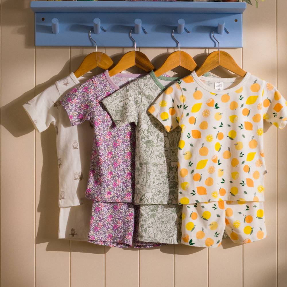 Premium Organic Cotton Short Sleeve Pyjamas