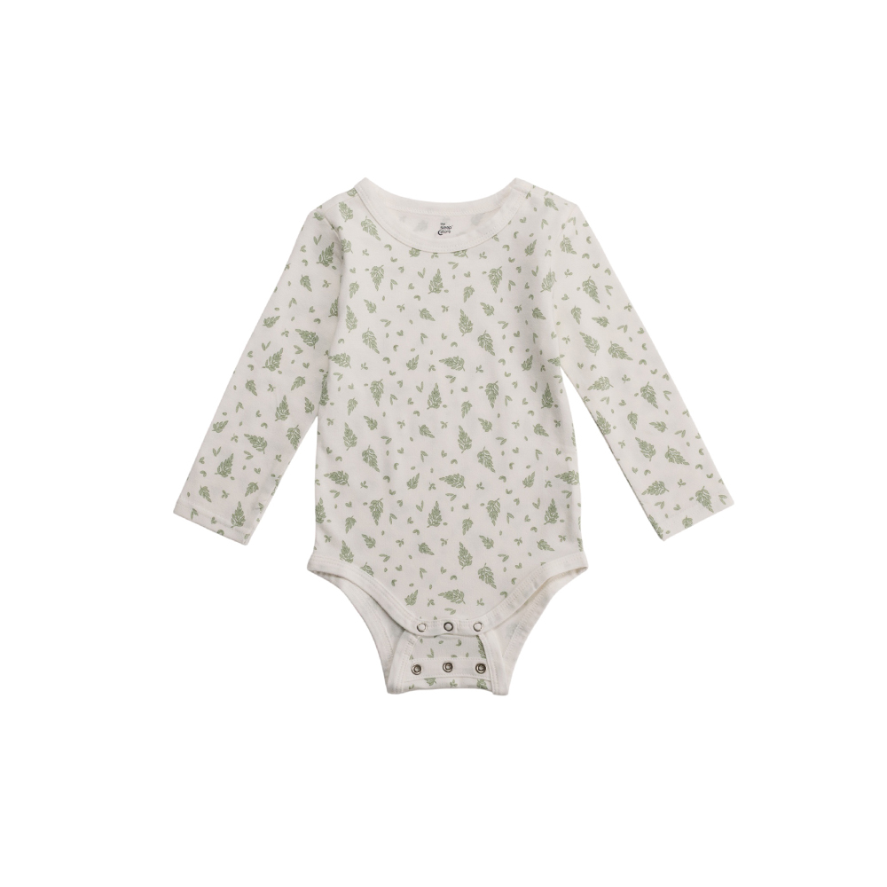 The Sleep Store Organic Cotton Long Sleeve Bodysuit