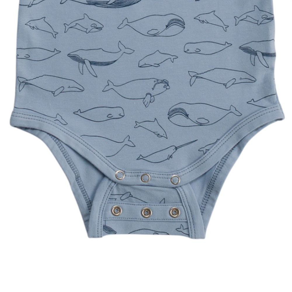 Extendable Organic Cotton Long Sleeve Bodysuit