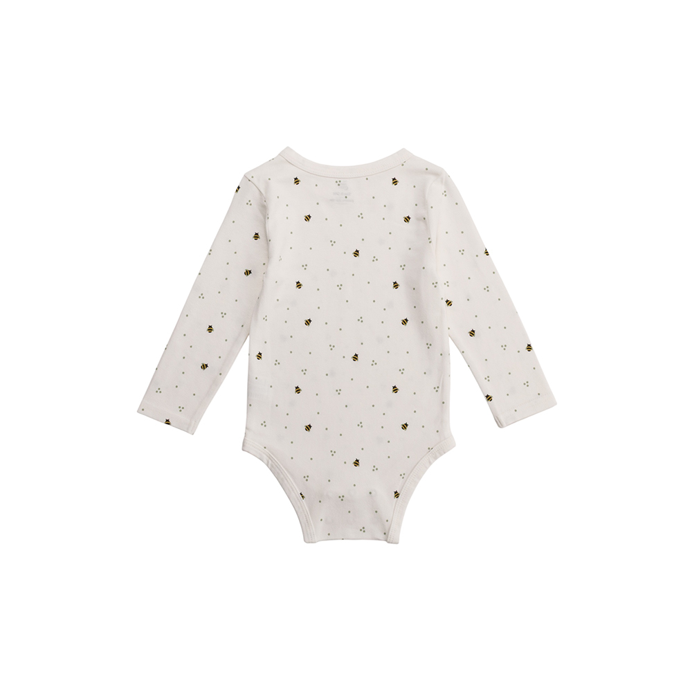 The Sleep Store Organic Cotton Long Sleeve Bodysuit