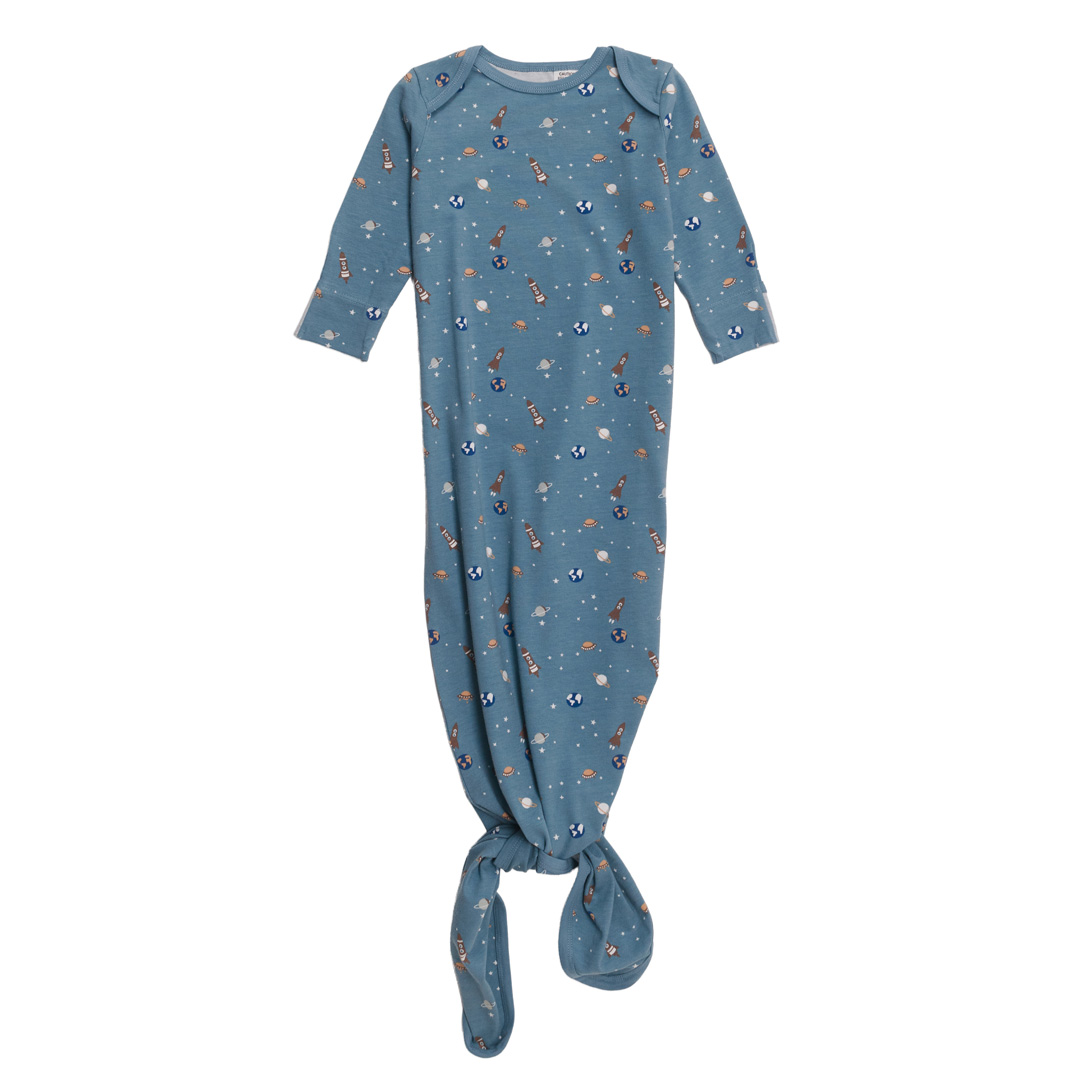 The Sleep Store Organic Cotton Knotted Gown The Sleep Store Organic Cotton Knotted Gown