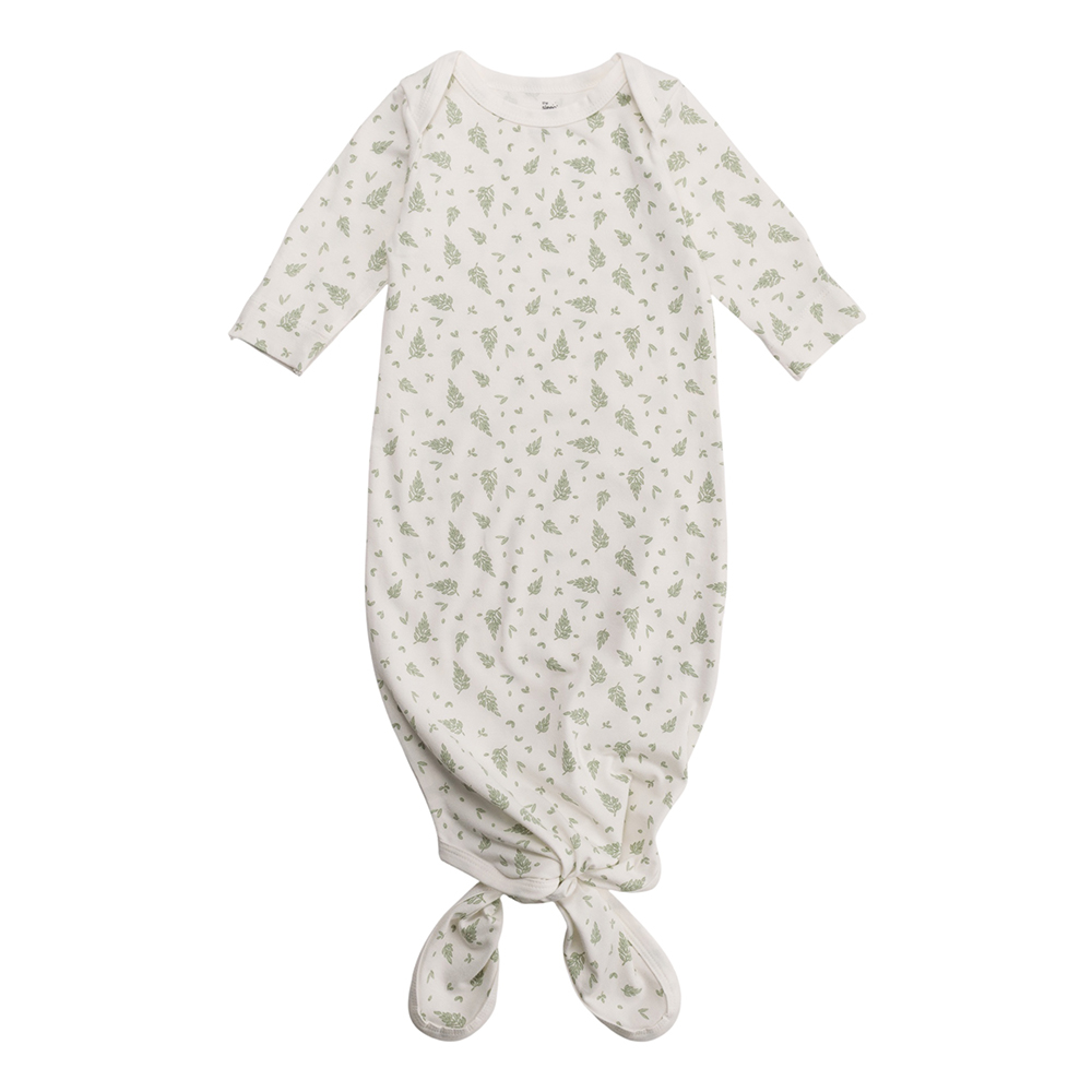 The Sleep Store Organic Cotton Knotted Gown The Sleep Store Organic Cotton Knotted Gown