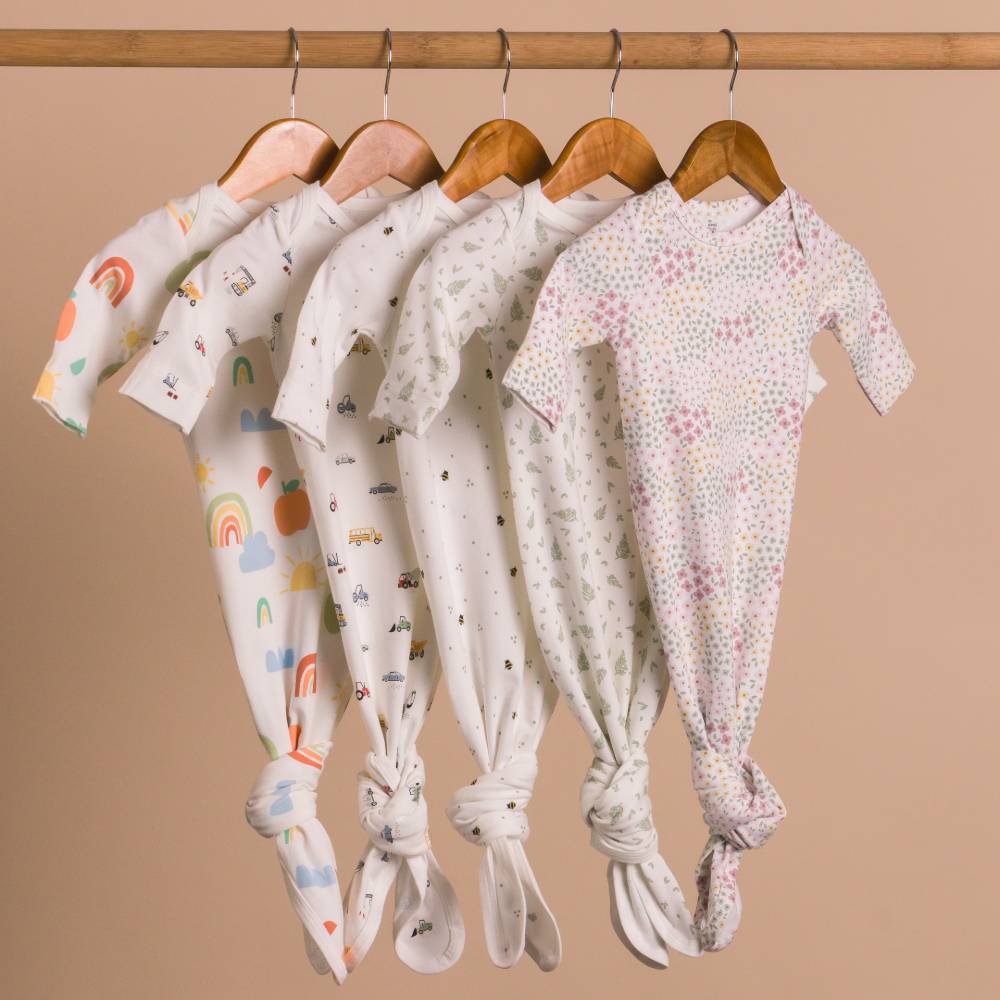 The Sleep Store Organic Cotton Knotted Gown