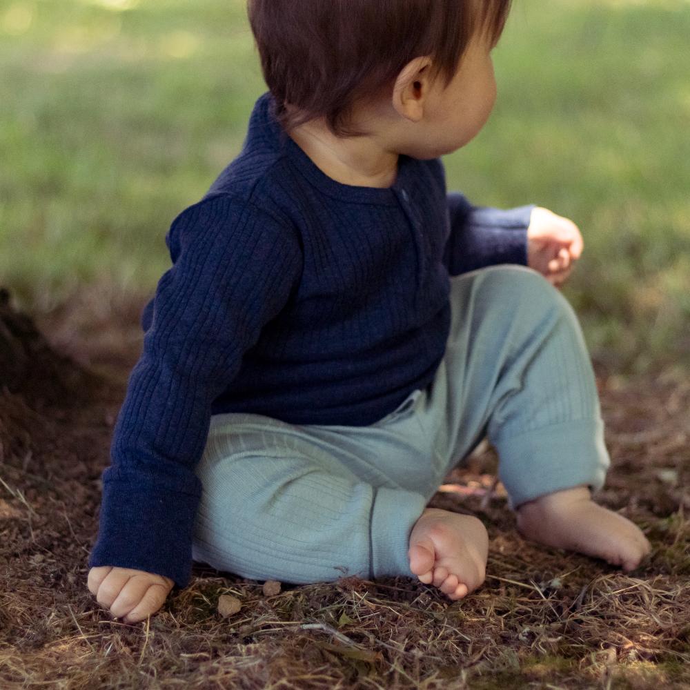 Woolbabe Merino/Organic Cotton Relaxed Pants - Daydream Collection