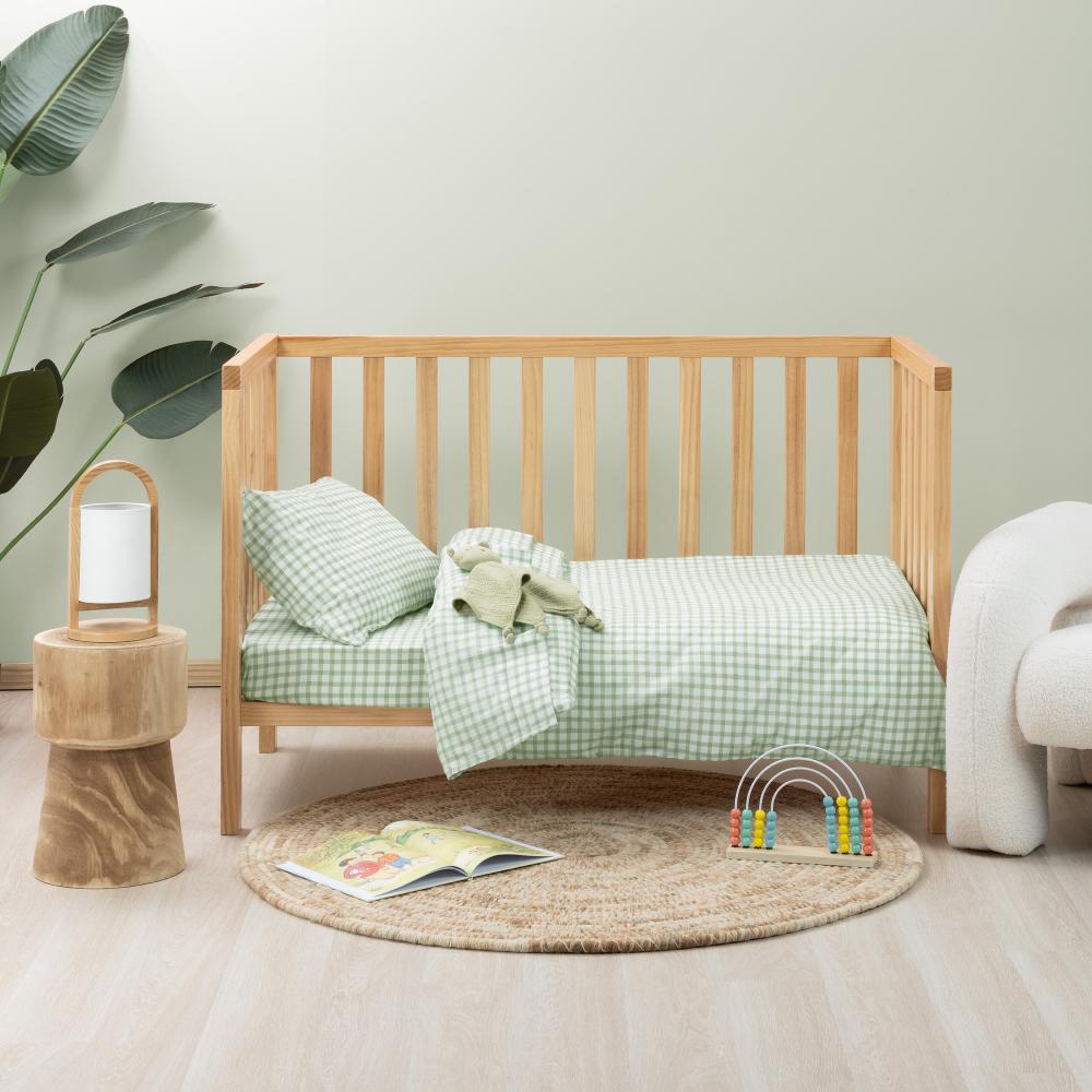 Squiggles Cotton Cot Fitted Sheet