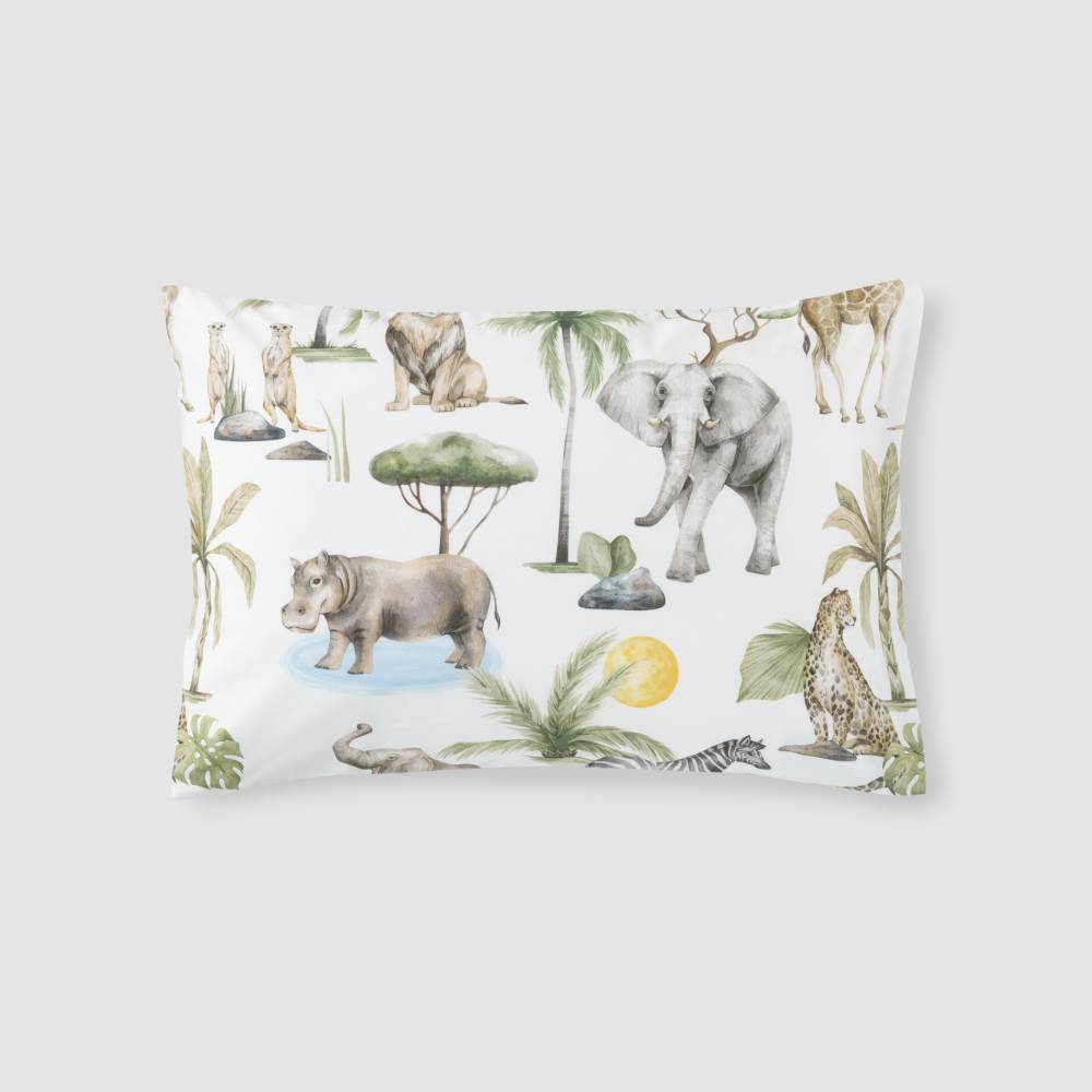 Squiggles Cotton Toddler Pillowcase