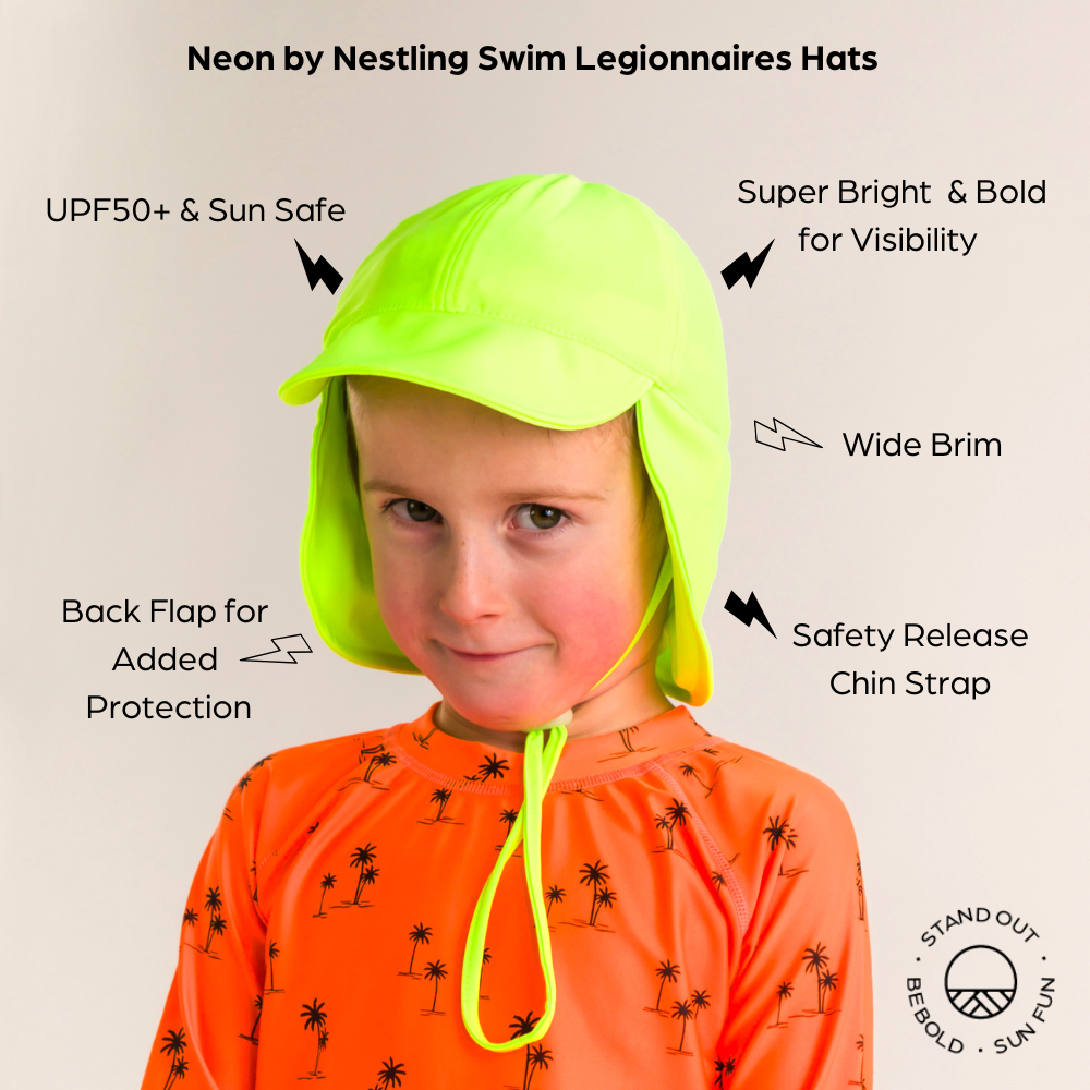 Neon by Nestling Swim Legionnaires Hat
