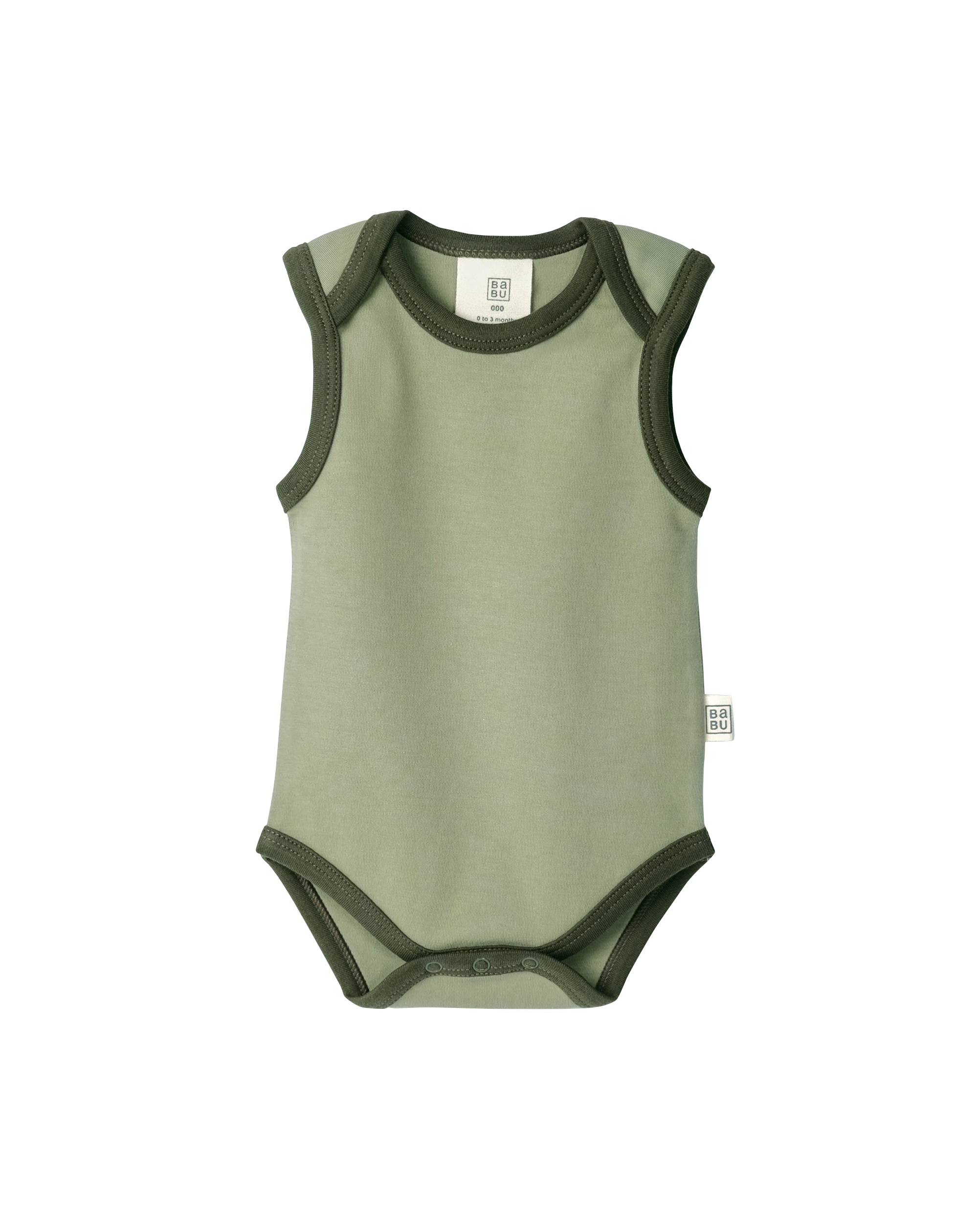 Babu Organic Cotton Singlet Bodysuit