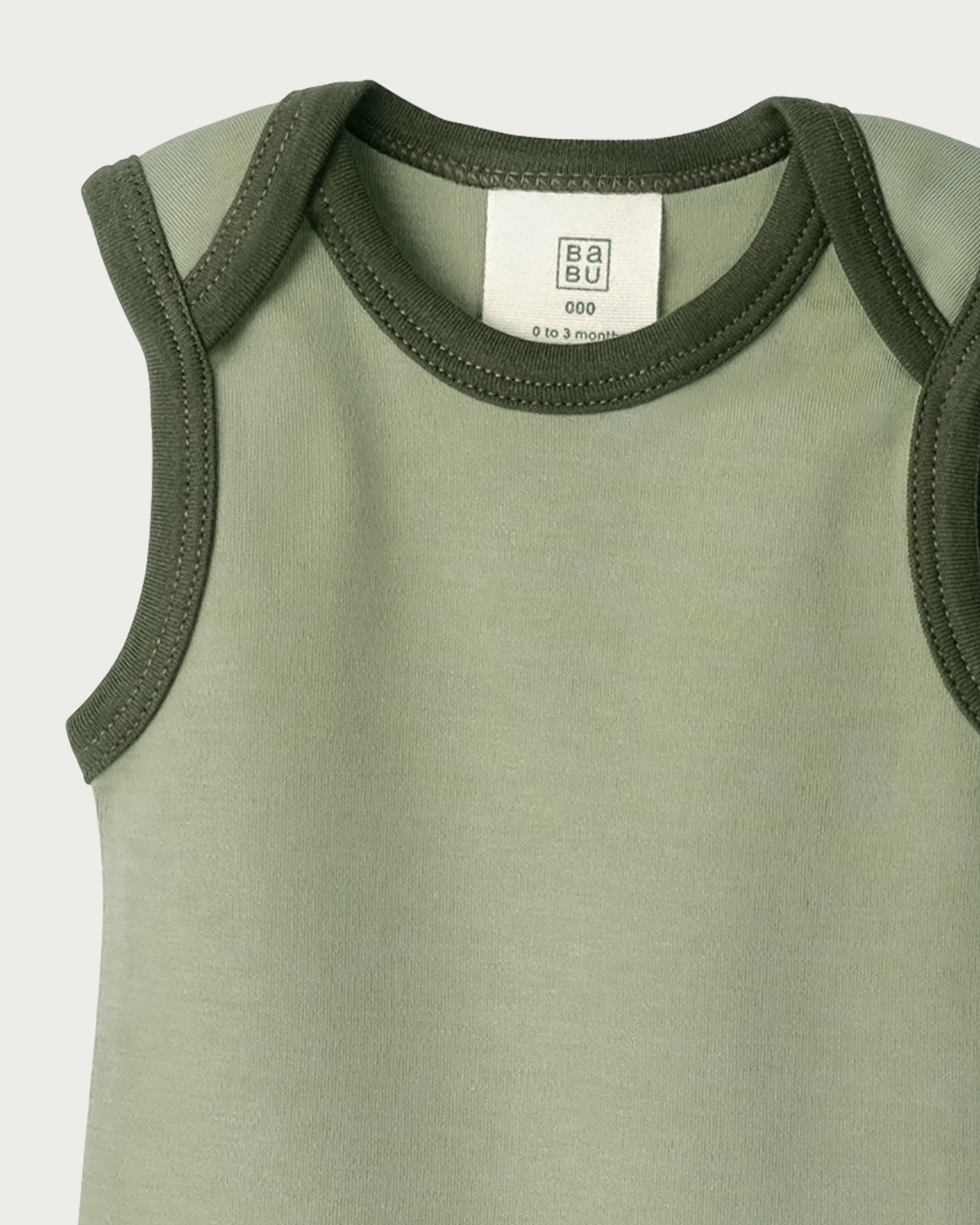 Babu Organic Cotton Singlet Bodysuit