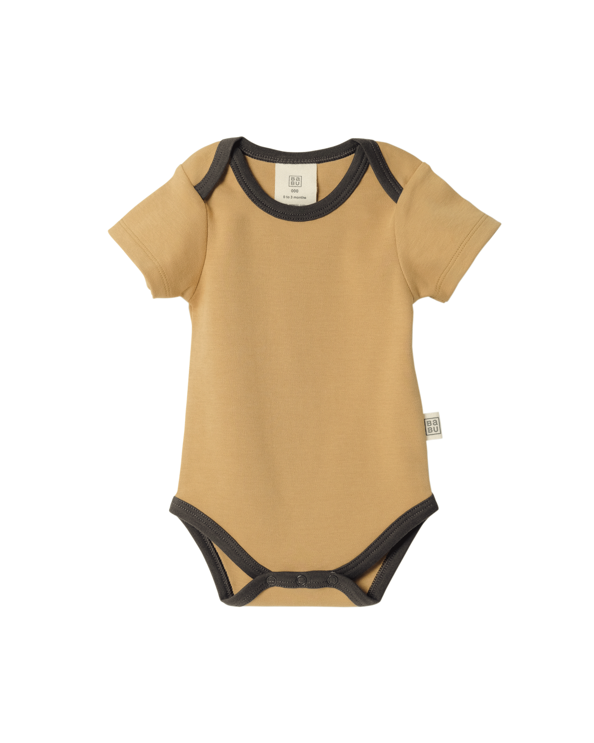 Babu Organic Cotton Short Sleeve Bodysuit