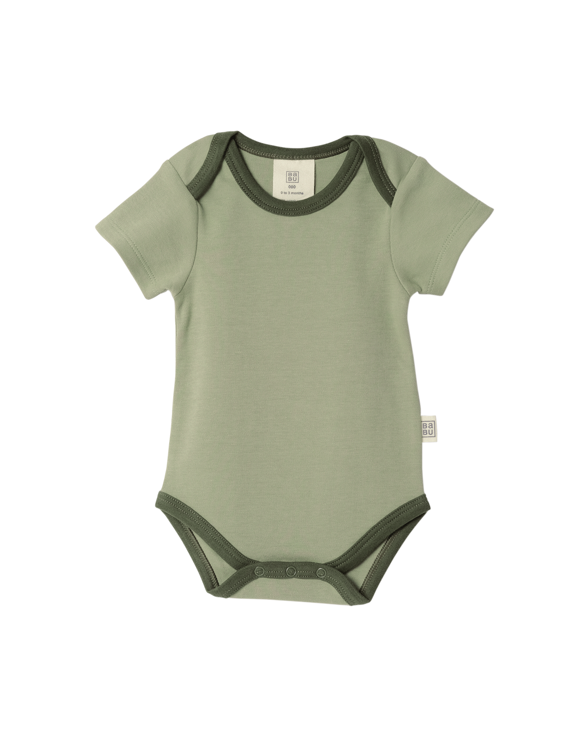 Babu Organic Cotton Short Sleeve Bodysuit