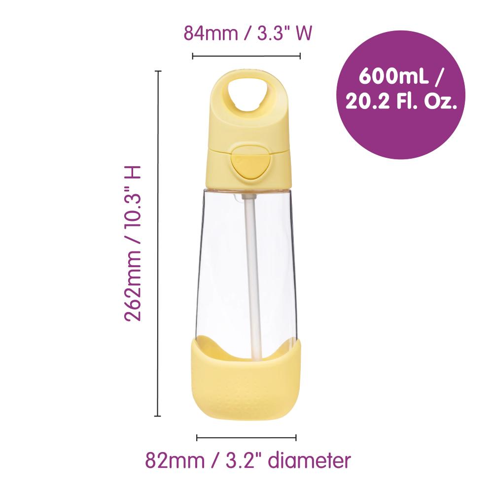 b.box Clear Tritan Drink Bottle 600ml - Licenced