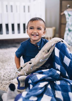 Camping in with your toddler