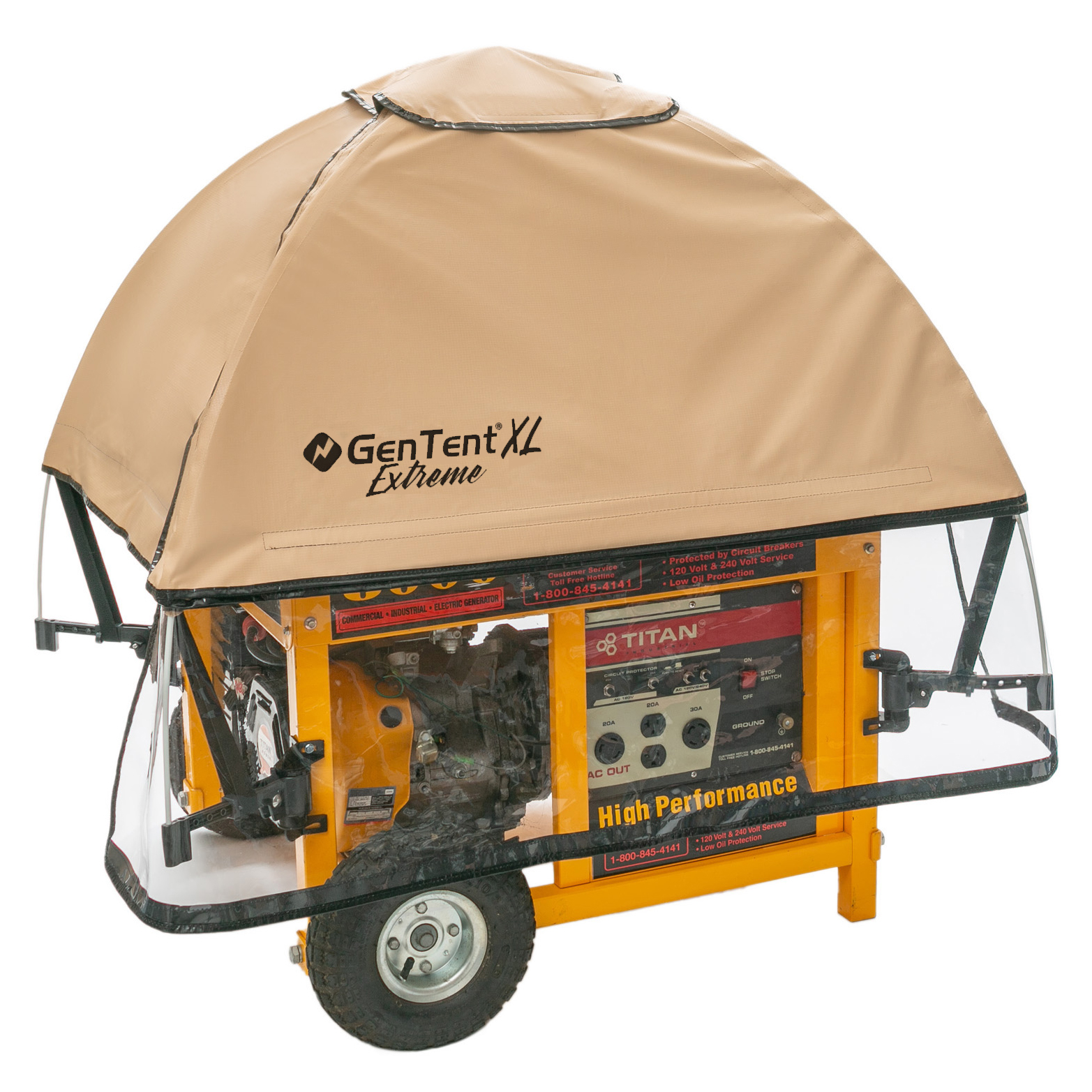 shelter for portable generator