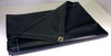 10' X 14' Blk/Blk 16 oz. Neoprene Coated Nylon Tarp W/Grommets 24'' Apart