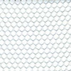 12' X 51' c/s # 8600 White 1/2'' Mesh Tarp W/ Web Hem & Grommets 24'' Apart W/ Pocket Rear