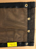 7 X 18 f/s Black Mesh Dump Truck Tarp (25-3601)