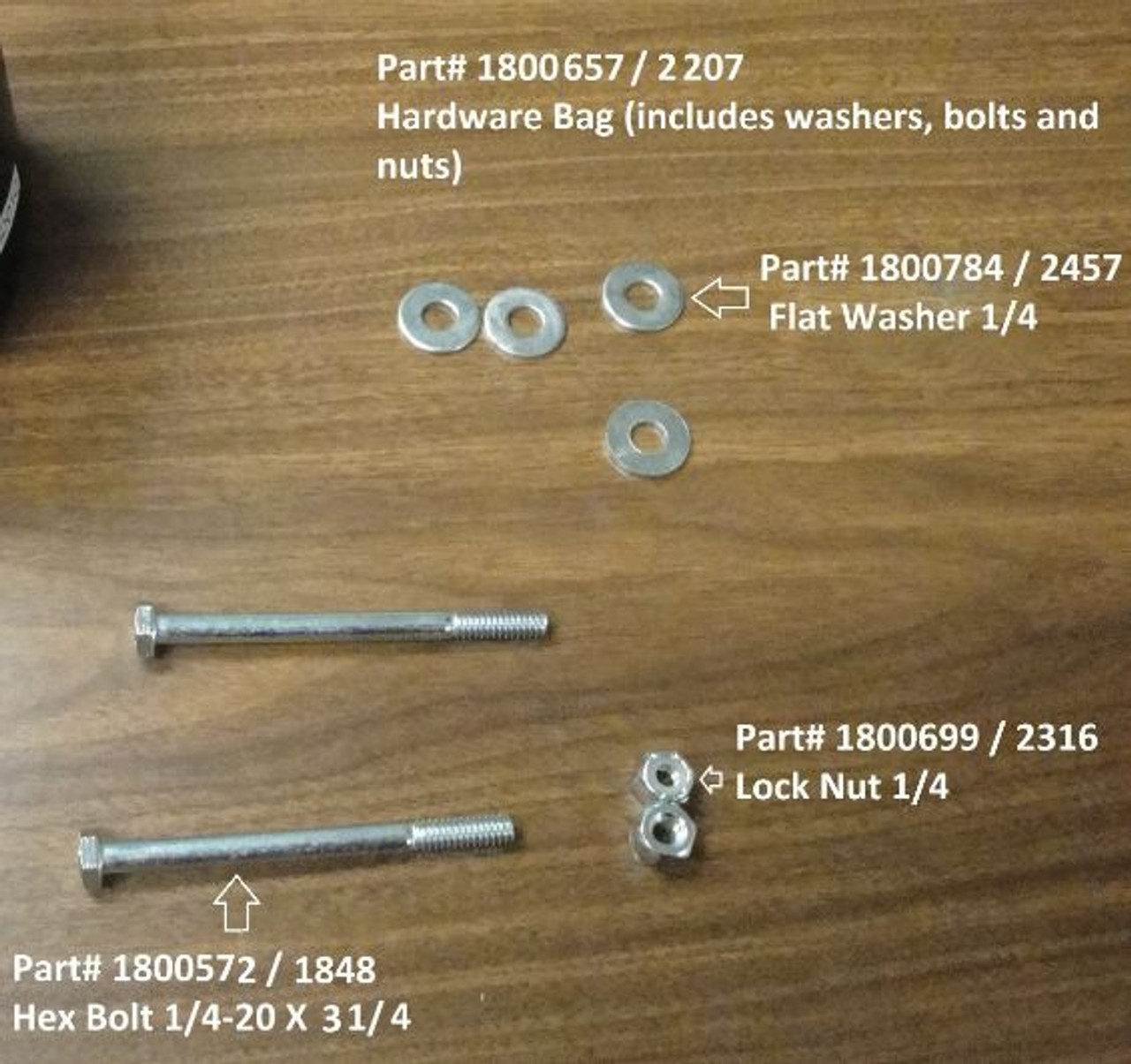 Flat Washer - 1/4" (20-2457/1800784)