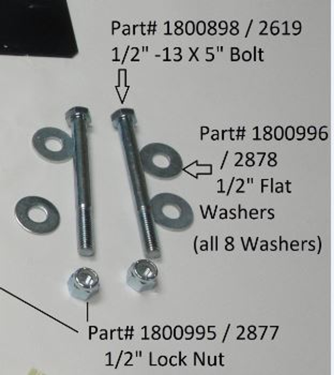 Hex Bolt - 1/2" X 5" (20-2619/1800898)