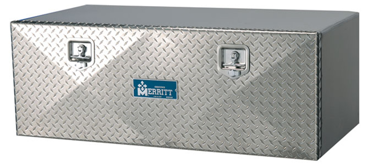 Merritt Tool Box, Single Diamond Plate Door, 18"H X 18"W X 18"L (40-202)