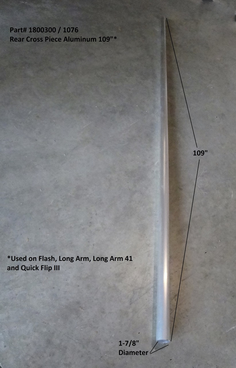 Rear Cross Bar 109" Aluminum (20-1076/1800300)