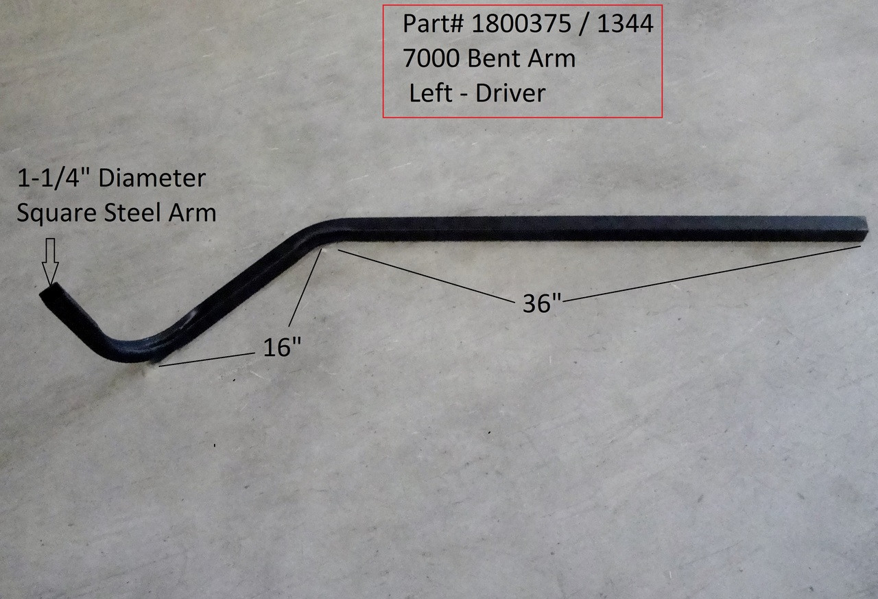 Bent Arm, 7000 series, Left/Driver Side (20-1344/1800375)