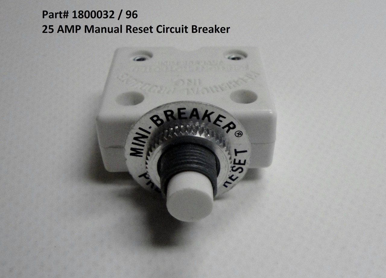 Circuit Breaker, 25 Amp (20-96/1800032)