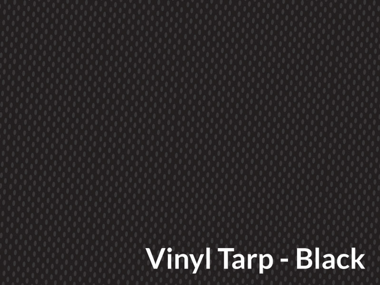 9' X 20' Black Vinyl Tarp W/Flaps (20-4325/1801609)