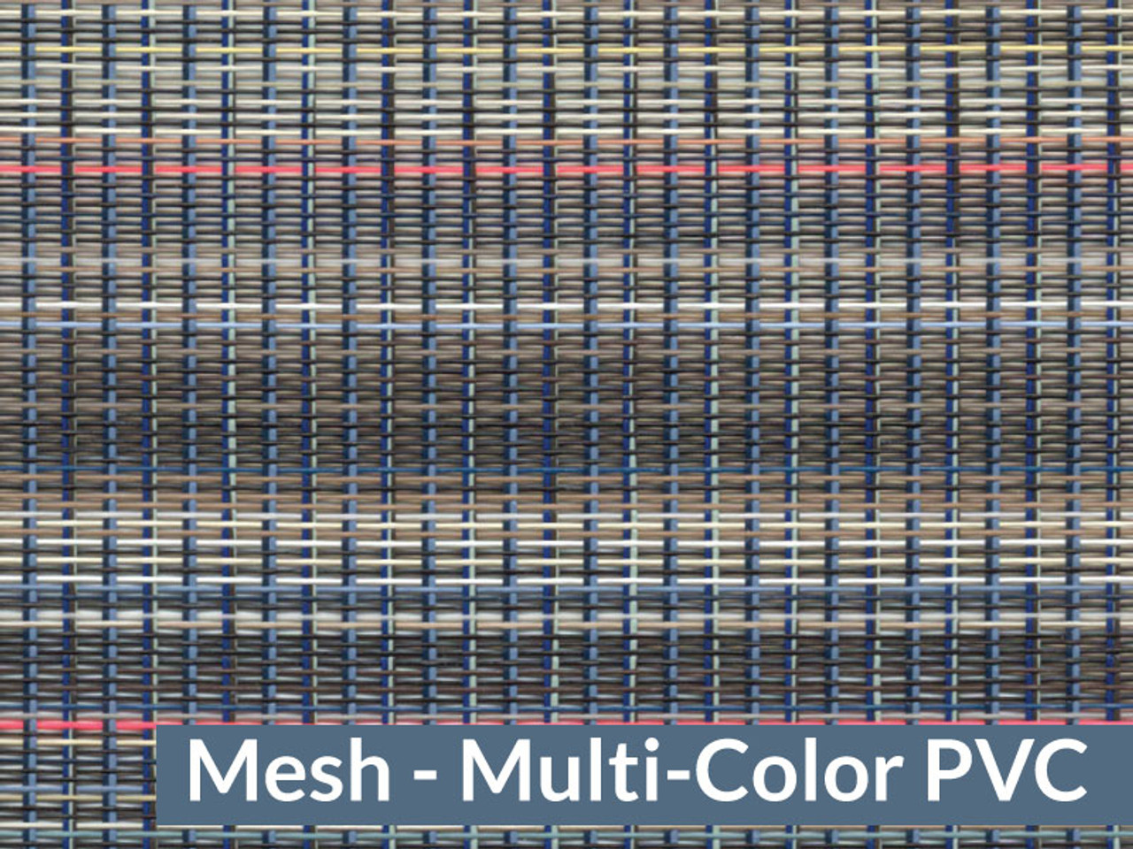 93" X 28' Multi Color Mesh Tarp, W/Reinforcements, No Flaps, (20-2989/1801032)