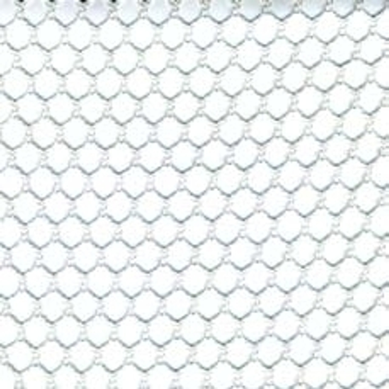 12 X 47 White 1/2 Polyester Mesh Tarp, No Pocket (T-8600-1247NP)