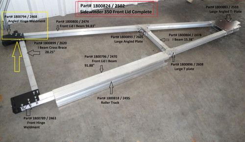 Sidewinder 350 Rear Angled Hinge (20-2468/1800794)