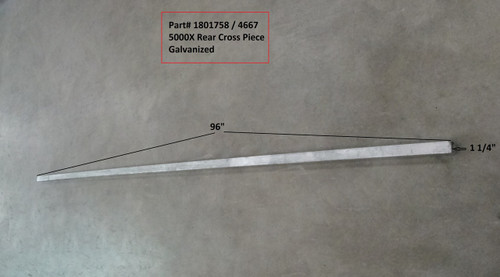5000X Rear Cross Piece (Galvanized) (20-4667/1801758)