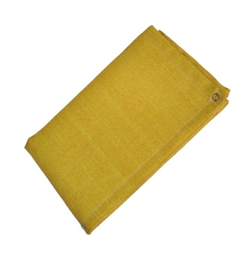 12' X 18' Gold Slag-Shed Blanket 24 oz. Neo/Glw/Grommets 24'' Apart