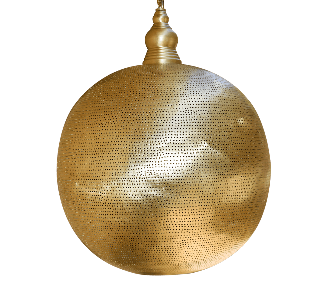 Moroccan globe pendant light