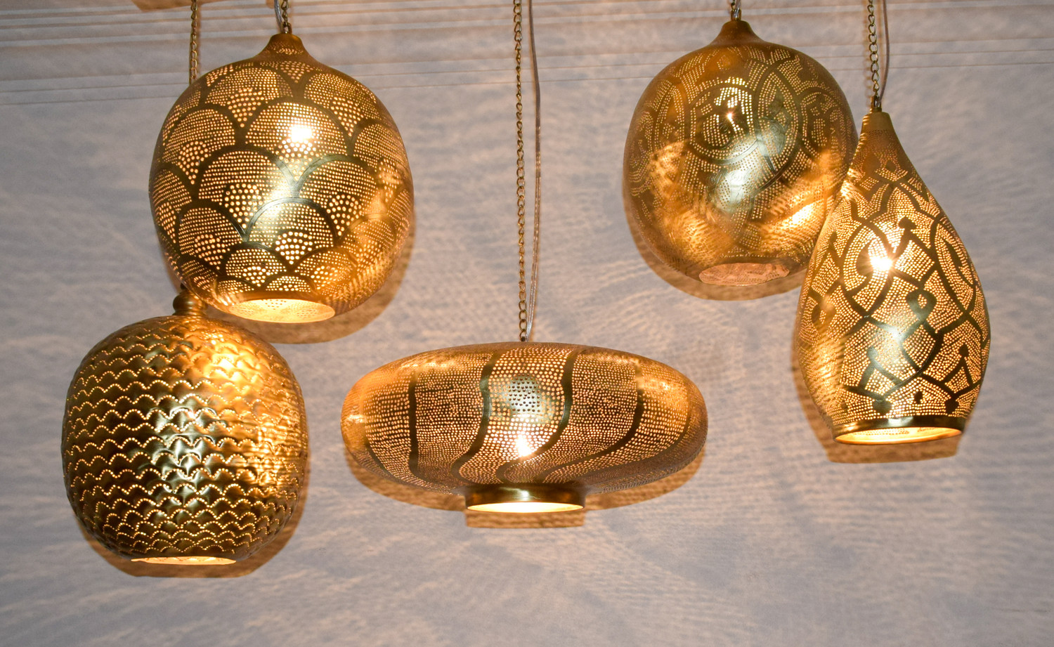 Moroccan pendant lamps