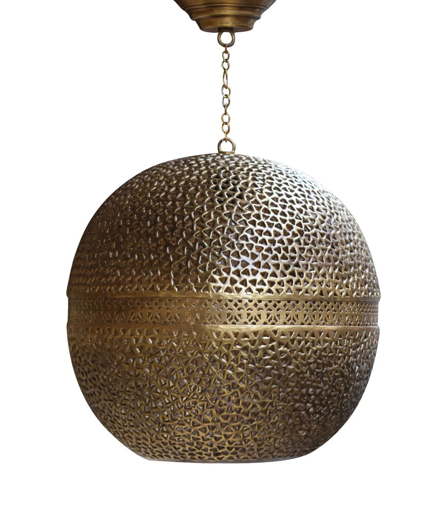 Bronze Brass Moroccan Pendant Light for Kitchen