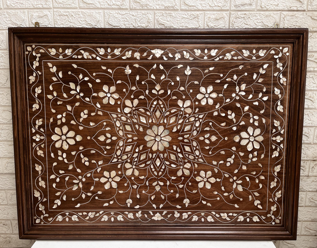 Syrian Mother of Pearl Inlay Wall Panel 36″