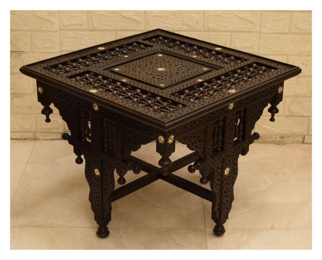 Mashrabiya Coffee Table 22.5 in Square