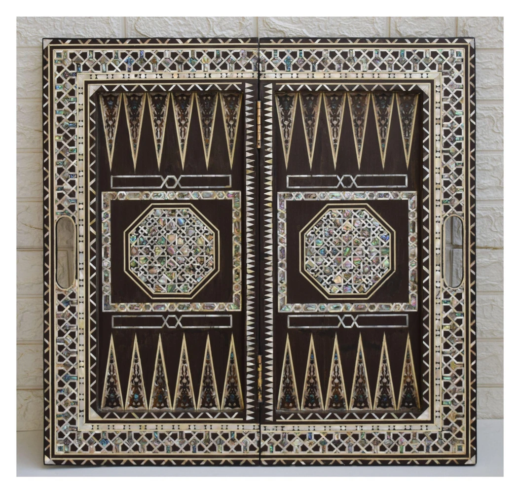 Sawtooth Border Backgammon Board 25 in
