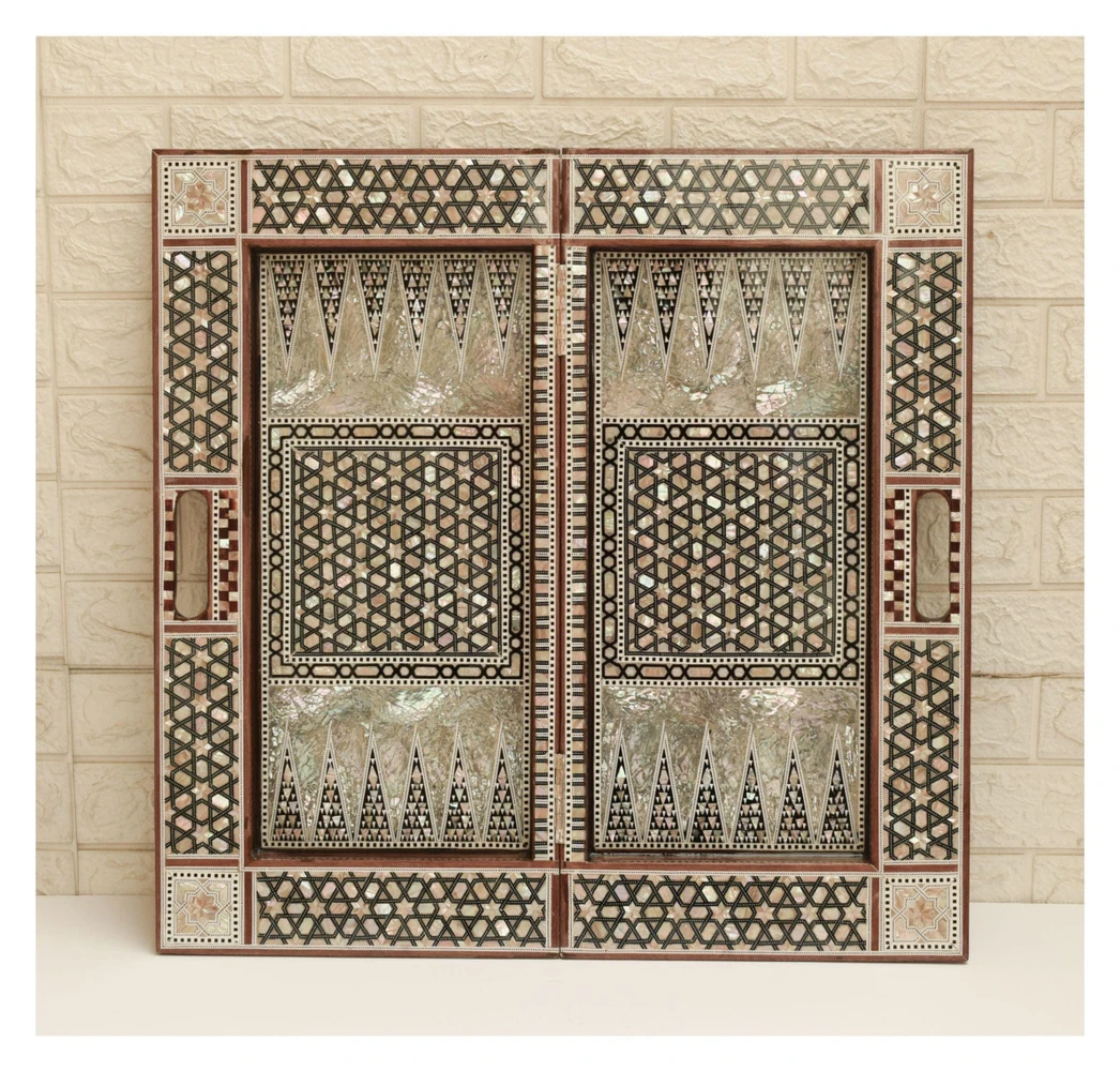 Backgammon & Checkers Board 25 in