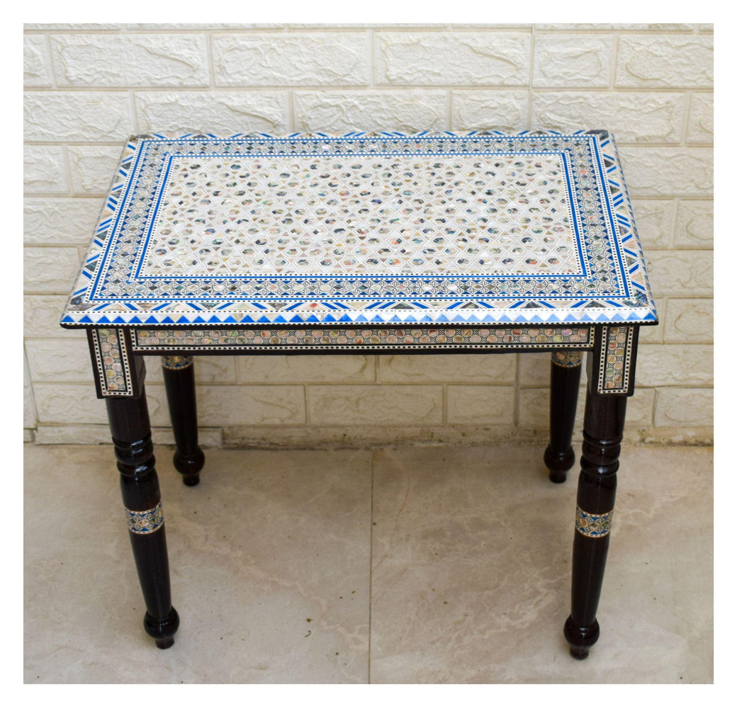Inlaid Accent Table 24 × 18 in