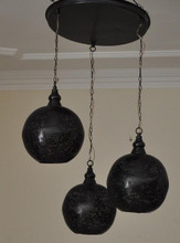 Black Moroccan Pendant Lamps ceiling light fixture

