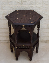 Mashrabiya Side Table 24 × 16 in — detail 1